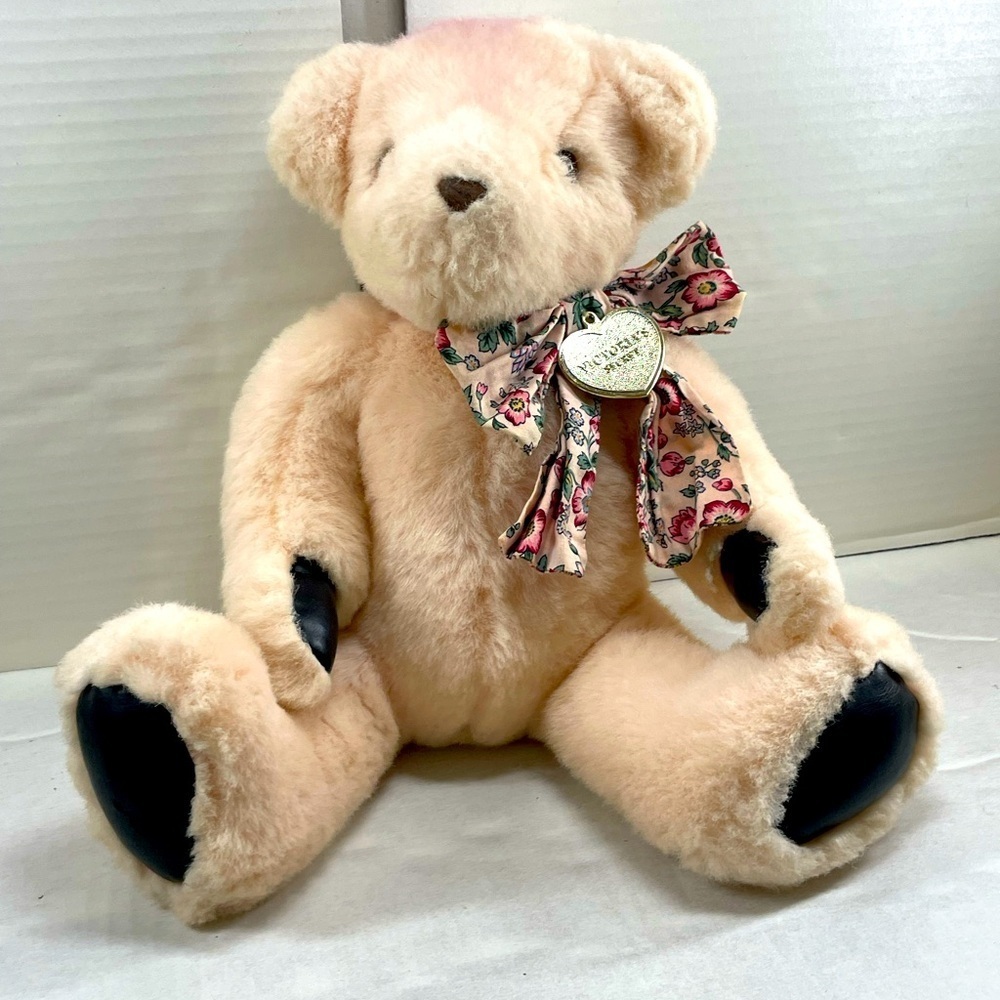 Vintage 1992 Gund Victoria secret Fluffy light pink Plush Collectible rare - Picture 12 of 14